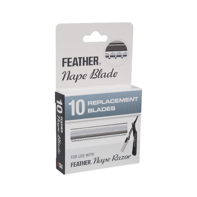 Feather Nape Stainless Steel Replacement Razor Blades 10 Total Razor Blades Pasteur Pharmacy