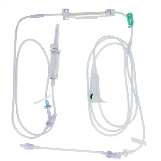 Universal Pump IV Administration Set with CARESITE Needle-Free Connector, Case of 24 Medical Supplies Pasteur Pharmacy
