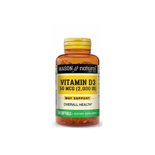 Mason Natural D2000IU Dietary Supplement - 300ct Vitamins & Supplements Pasteur Pharmacy