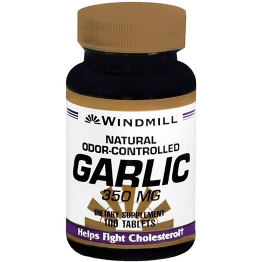 Windmill Natural Odor-Controlled Garlic 350 Mg Tablets Vitamins & Supplements Pasteur Pharmacy