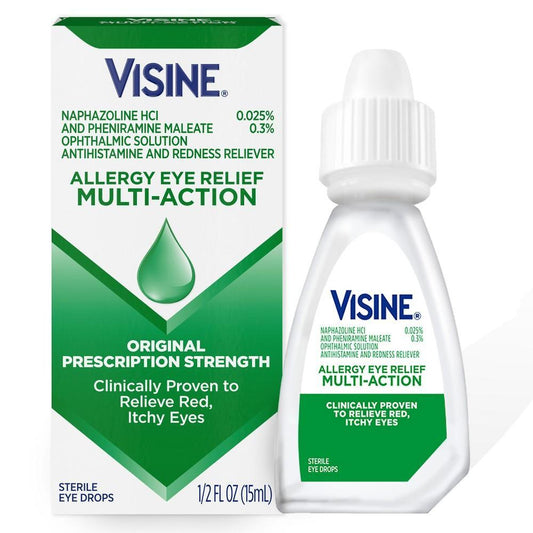 Visine Eye Drops, Sterile, Multi Action, Original 0.5 Fl Oz Health & Beauty Pasteur Pharmacy
