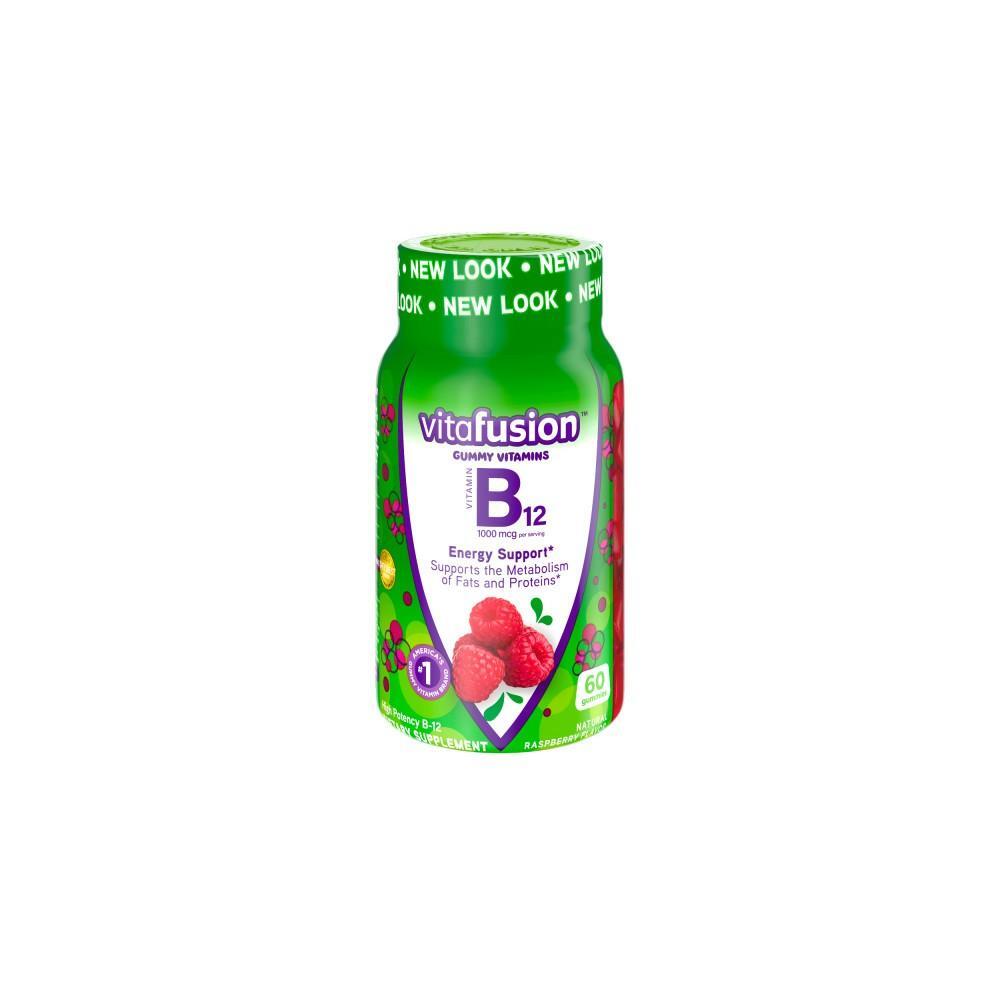 Vitafusion B-12 Energy Support Gummy Supplement Raspberry - 60ct Vitamins & Supplements Pasteur Pharmacy Default Title