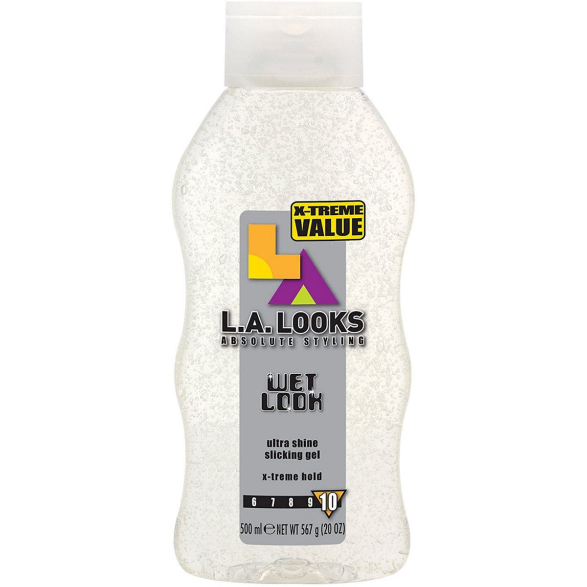 L.A. Looks Hair Gel, Alcohol Free, Wet Look 20 Oz