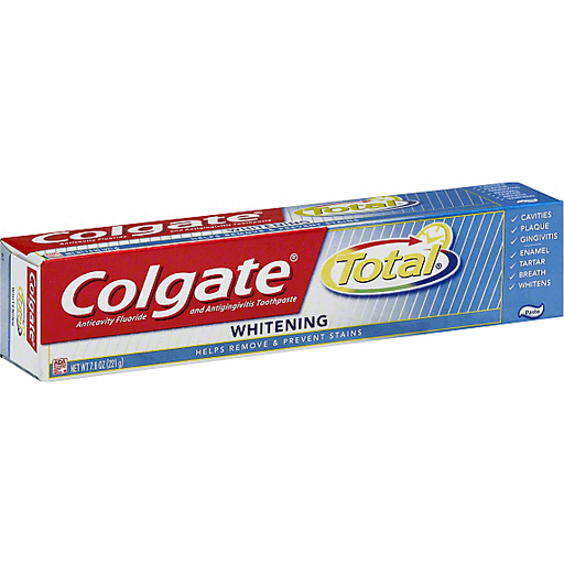 Colgate Total Toothpaste, Anticavity Fluoride And Antigingivitis, Whitening, Paste Toothpaste Pasteur Pharmacy
