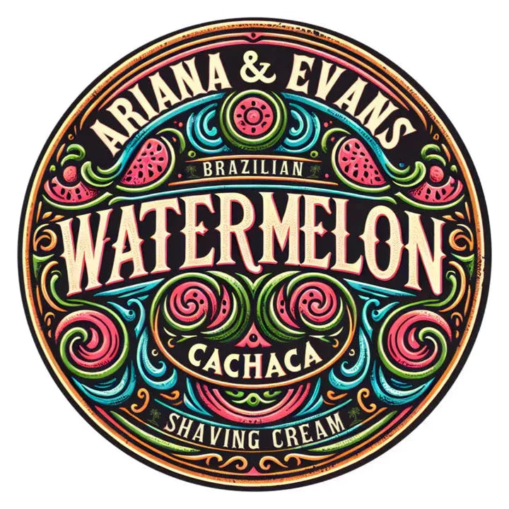 Ariana & Evans Watermelon Cachaca Shaving Collection Shaving Set Pasteur Pharmacy Shaving Soap 5.3 oz