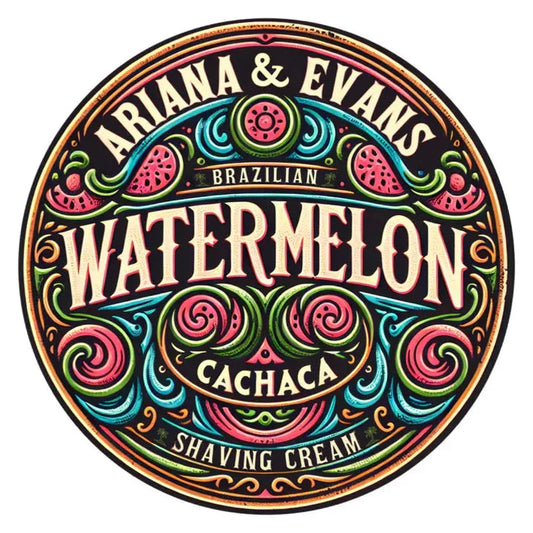 Ariana & Evans Watermelon Cachaca Shaving Collection Shaving Set Pasteur Pharmacy Shaving Soap 5.3 oz