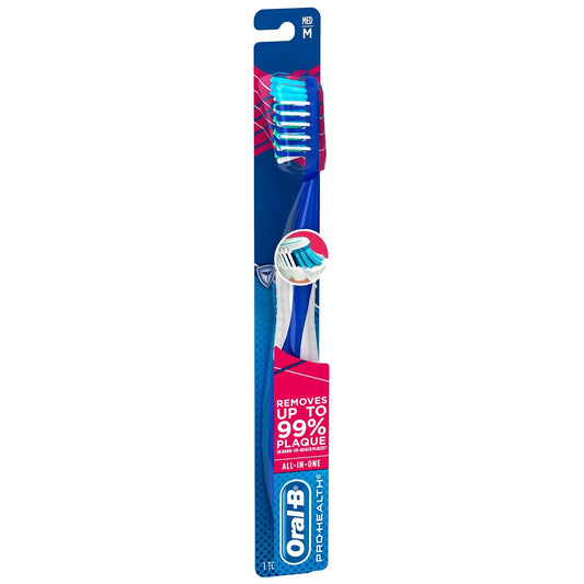 Oral-B Pro-Health All-in-One Manual Toothbrush, Medium Toothbrushes Pasteur Pharmacy