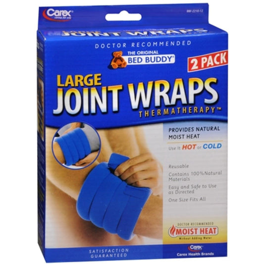 Bed Buddy Large Joint Wraps – 2 Count – Targeted Pain Relief for Knee, Elbow & Ankle Supports & Braces Pasteur Pharmacy