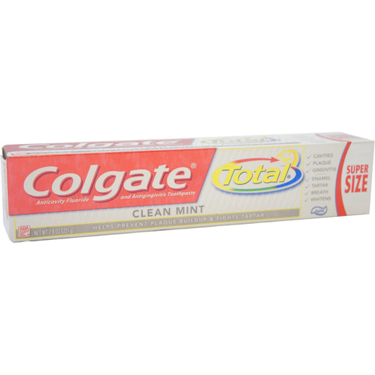 Colgate Total Toothpaste, Anticavity Fluoride And Antigingivitis, Clean Mint, Paste Toothpaste Pasteur Pharmacy