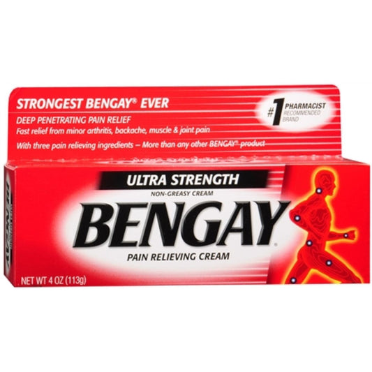 Bengay Ultra Strength Non-Greasy Topical Pain Relief Cream 4 Oz Health & Beauty Pasteur Pharmacy