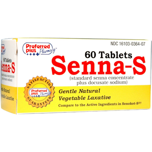 Preferred Plus Senna-S Tabletas De Medicine Cabinets Pasteur Pharmacy