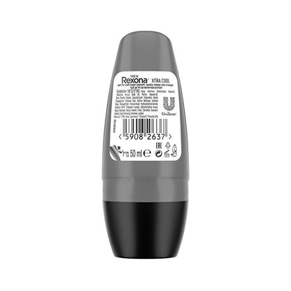 Rexona Men Roll On Extra Cool 50ml - Desodorante de larga duración | Aroma fresco