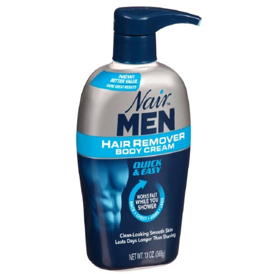 Nair For Men, Hair Remover Body Cream, Back, Chest, Arms & Legs, 368g Shaving & Grooming Pasteur Pharmacy