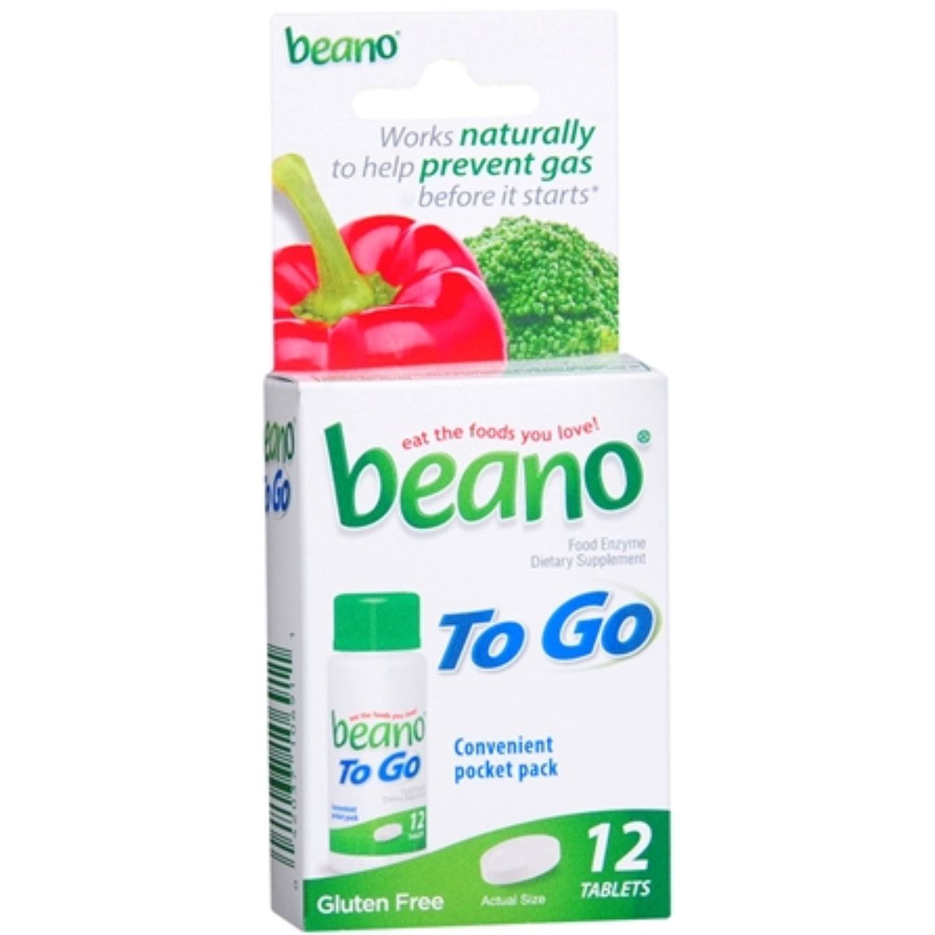 Beano Meltaways Gas Prevention – 120 Count Value Size – Strawberry Flavor Fast-Dissolve Tablets – Stop Bloating Before It Starts Vitamins & Supplements Pasteur Pharmacy