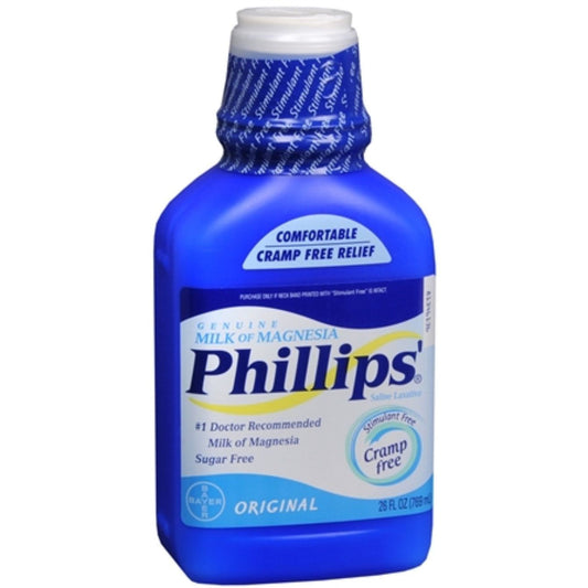 Phillips' Genuine Milk Of Magnesia Original Saline Laxative 26 Fl Oz Bottle Health & Beauty Pasteur Pharmacy