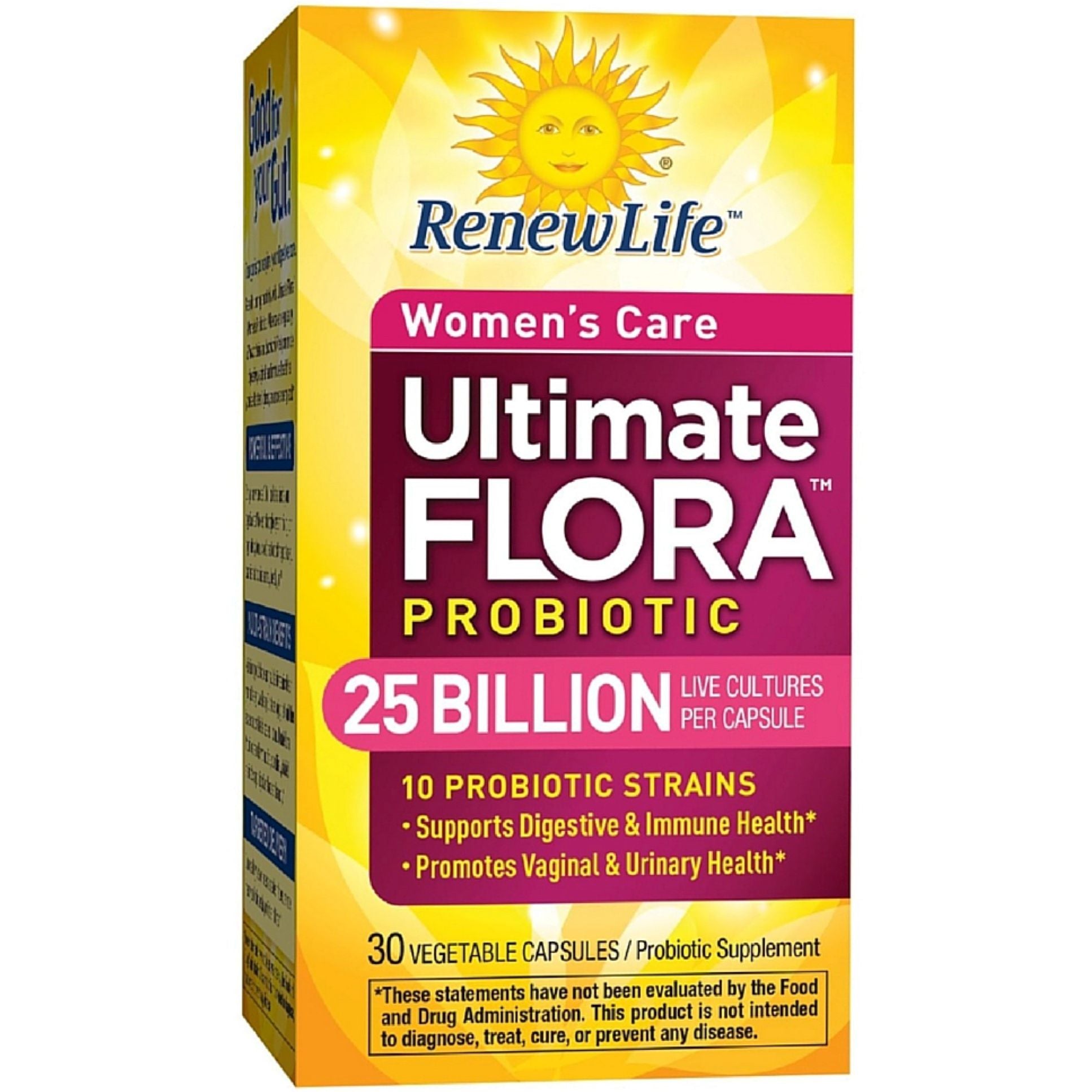 Renew Life Ultimate Flora Probiotic Women's Care Vegetarian Capsules 30Ct Vitamins & Supplements Pasteur Pharmacy