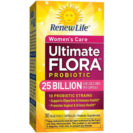 Renew Life Ultimate Flora Probiotic Women's Care Vegetarian Capsules 30Ct Vitamins & Supplements Pasteur Pharmacy
