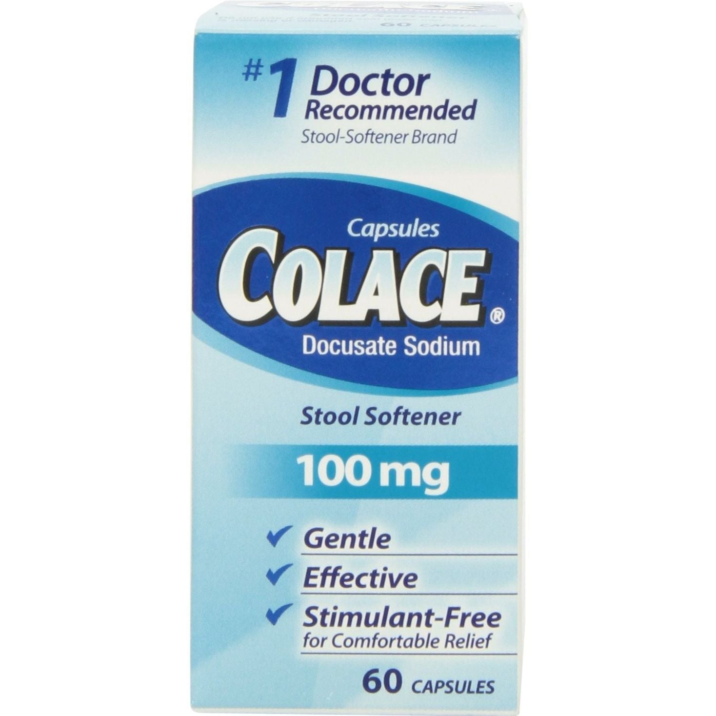 Colace Regular Strength Stool Softener 60 Capsules Health & Beauty Pasteur Pharmacy