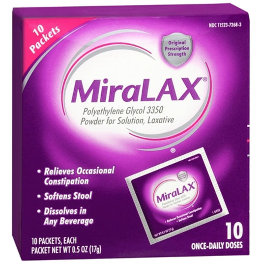 MiraLAX Powder Unflavored Osmotic Laxative Health & Beauty Pasteur Pharmacy