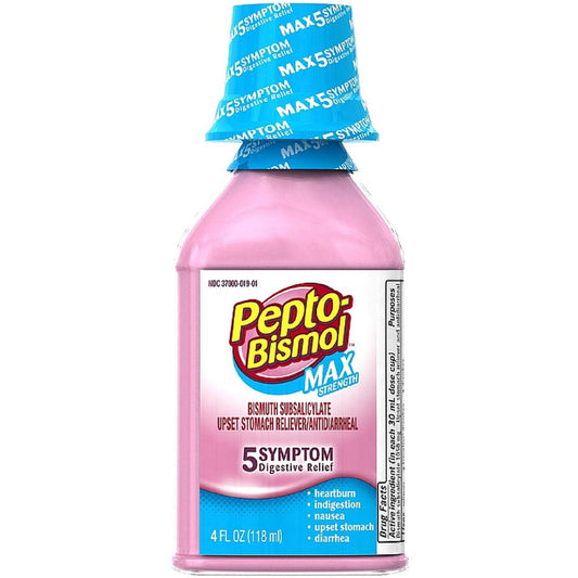 Pepto Bismol Ultra Upset Stomach Reliever/Antidiarrheal 4 Fl Oz Health & Beauty Pasteur Pharmacy