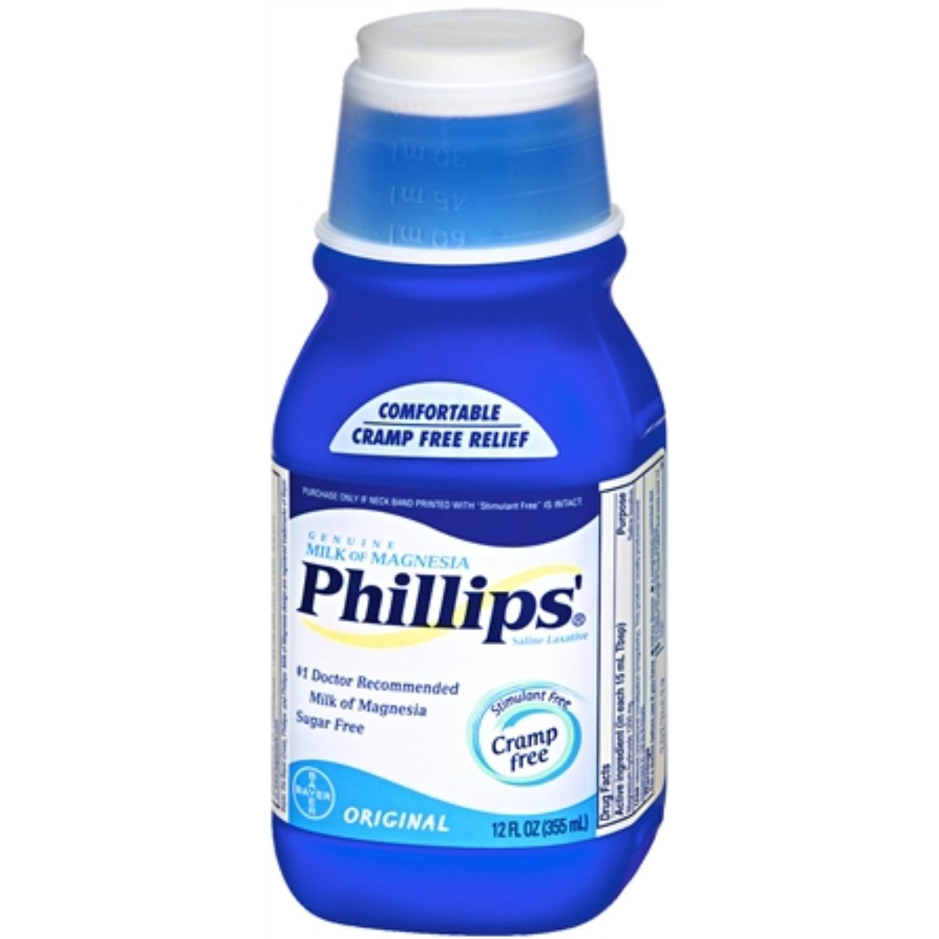 Phillips' Saline Laxative, Milk Of Magnesia, Original 12 Fl Oz Health & Beauty Pasteur Pharmacy