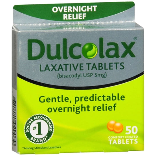Dulcolax Overnight Laxative, 5 Mg, Comfort Coated Tablets Health & Beauty Pasteur Pharmacy