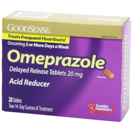 Good Sense Omeprazole Delayed Release, Acid Reducer Tablets 20 Mg Health Care Pasteur Pharmacy
