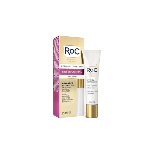 Crème contour des yeux anti-rides RoC 15 ml - Réduit les rides et ridules autour des yeux
