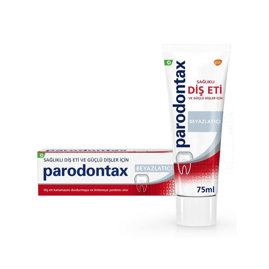 Dentifrice Parodontax Blancheur Intense 75 ml - Dentifrice au fluor pour des gencives saines et des dents plus blanches