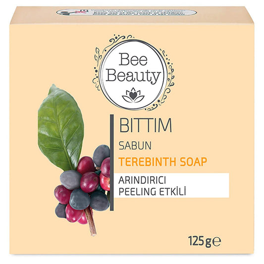 Jabón en barra natural Bee Beauty para limpieza profunda y exfoliación - 125g