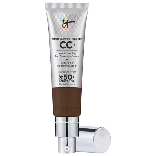 CC+ Cream: Full Coverage Color Correcting Foundation with SPF 50+ | Hydrating, Anti-Aging, Conceals Redness & Acne Scars