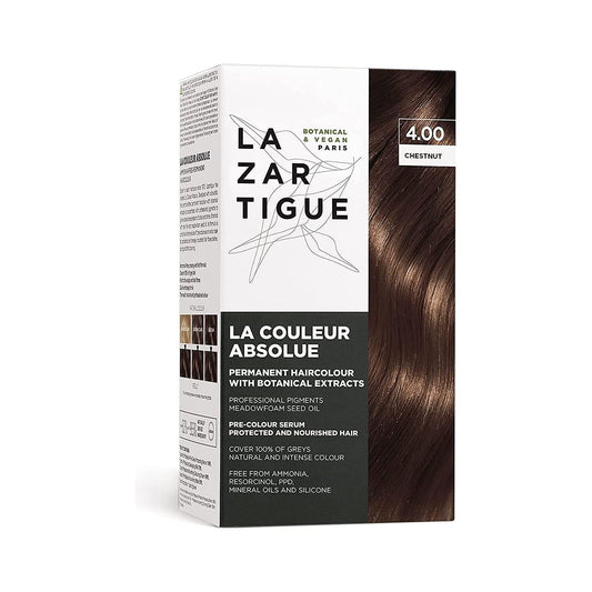 Lazartigue La Couleur Absolue Permanent Hair Color Kit 4.00 Chestnut Hair Color Kit Pasteur Pharmacy