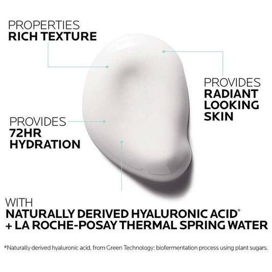 La Roche-Posay Hydraphase HA Rich Hyaluronic Acid Face Cream 1.69 oz Face Cream Pasteur Pharmacy