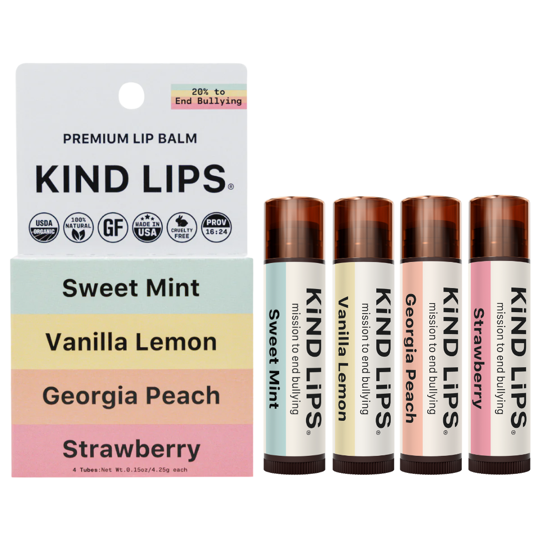 Kind Lips 4 Pack Variety Organic Lip Balm Lip Balm Kind Lips