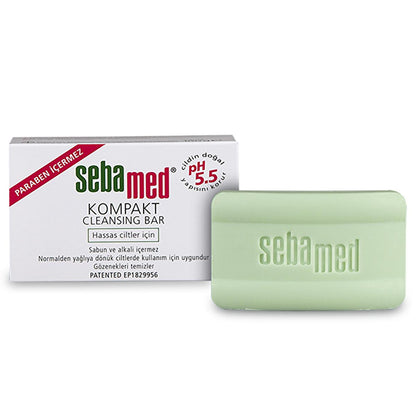 Limpiador para piel sensible Sebamed - Suave, sin álcalis ni jabón, 100g