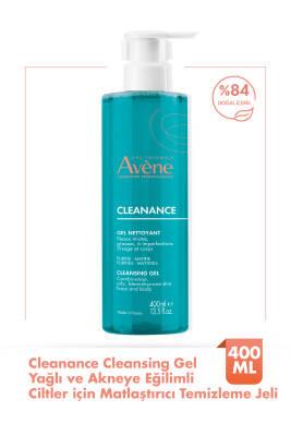 Gel nettoyant Avène Cleanance pour peaux grasses à tendance acnéique - Gel visage apaisant non comédogène à l'acide salicylique - 400 ml