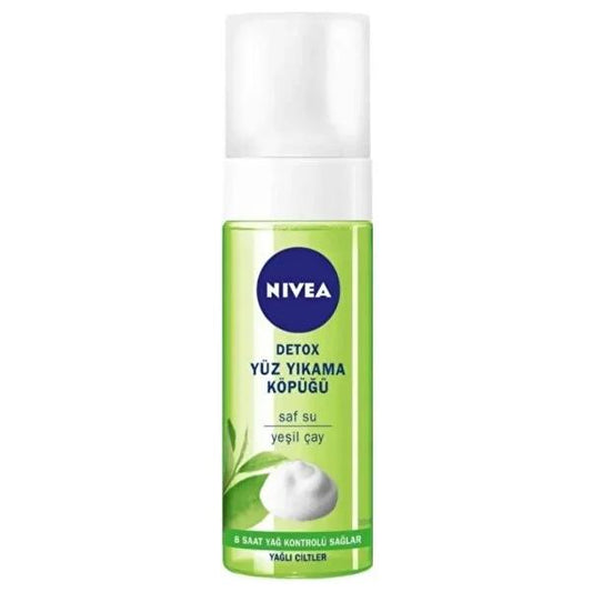Limpiador facial Nivea Detox para piel grasa - Limpiador facial con té verde y antioxidantes, 5.07 fl oz