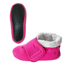 Silverts Deep And Wide Diabetic Bootie Slipper Women/Men Fuschia Medical Supplies Pasteur Pharmacy