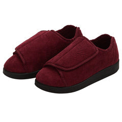 Silvert s Women’s Double-Extra Wide Easy Closure Slipper For Seniors 7 Wine Medical Supplies Pasteur Pharmacy