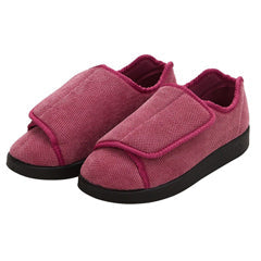 Silverts Slippers - Dusty Rose, Size 8 / 2X-Wide Shoes Pasteur Pharmacy