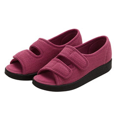 Silvert s Womens Easy Closure Sandal For Indoors & Outdoors Rose Petal Medical Supplies Pasteur Pharmacy