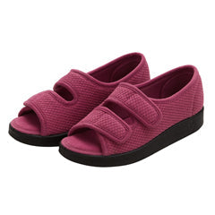 Silvert s Womens Easy Closure Sandal For Indoors & Outdoors Rose Petal Medical Supplies Pasteur Pharmacy