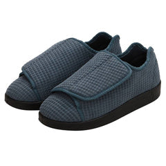Silverts Slippers - Steel, Size 8 / 2X-Wide Shoes Pasteur Pharmacy