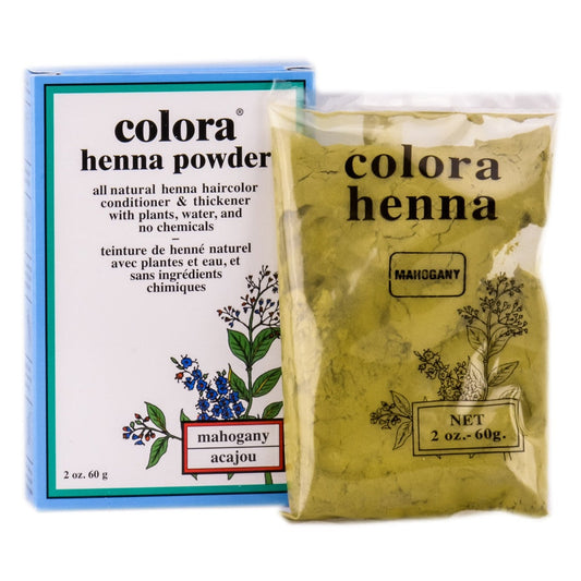Colora Henna Powder Hair Color Mahogany 2Oz Hair Color Pasteur Pharmacy