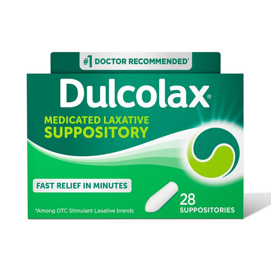 Dulcolax Laxative Suppositories 28 Ct Health & Beauty Pasteur Pharmacy