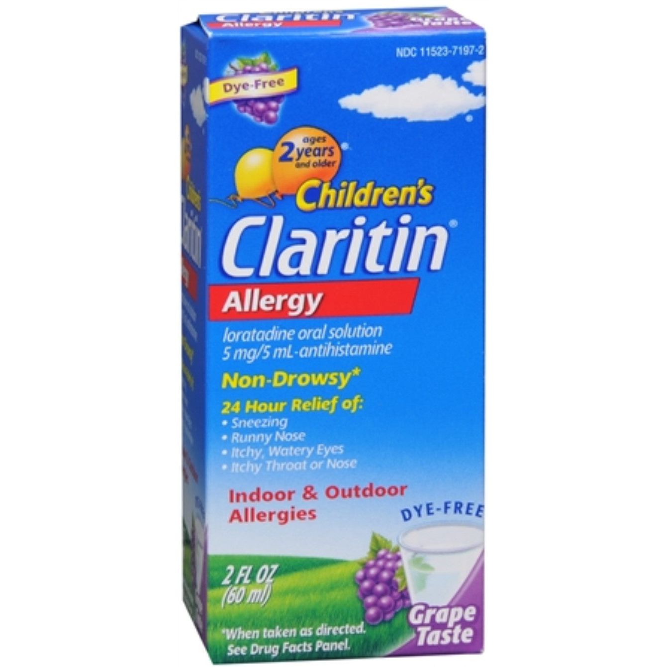 Claritin Children's Allergy, Indoor & Outdoor, Grape Taste Personal Care Pasteur Pharmacy