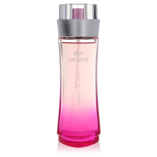 Touch of Pink by Lacoste Eau De Toilette Spray (unboxed) 3 oz (Women)