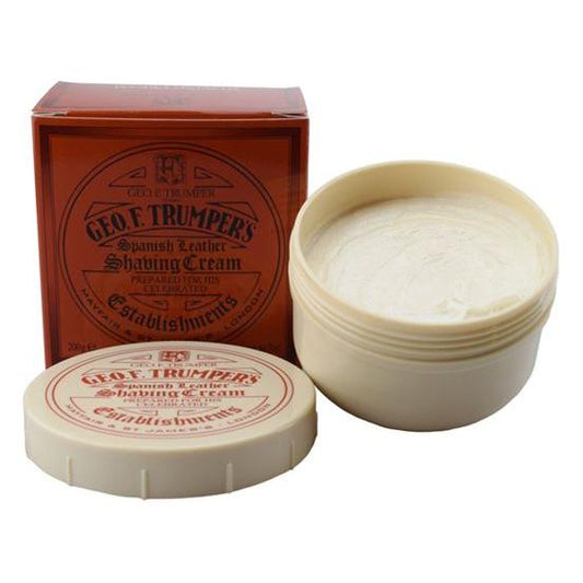 Geo. F. Trumper Spanish Leather Soft Shaving Cream Bowl/Tube Shaving Cream Pasteur Pharmacy Bowl 200g