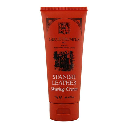 Geo. F. Trumper Spanish Leather Soft Shaving Cream Bowl/Tube Shaving Cream Pasteur Pharmacy Tube 75g