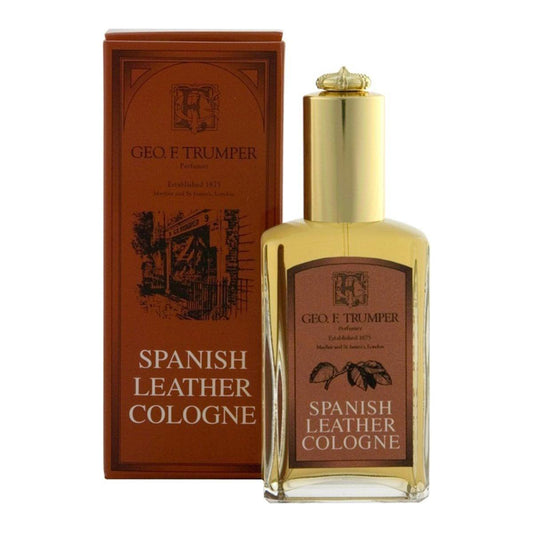 Geo F. Trumper Spanish Leather Cologne Collection Cologne Pasteur Pharmacy Glass Atomizer Bottle 50ml